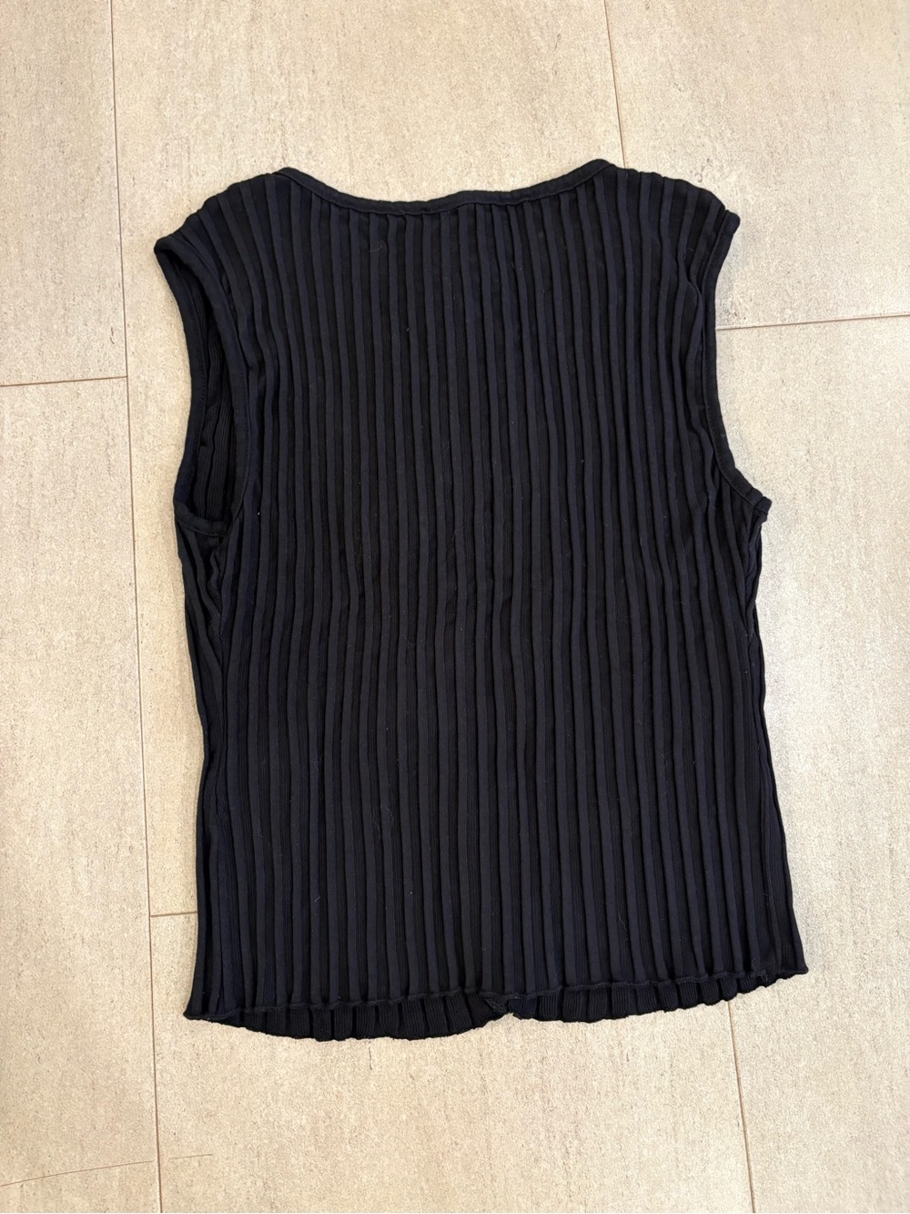Free People Tilly Ribbed Button Vest - Picture 6 of 7
